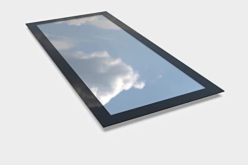 Skylight 800 x 2000 mm Triple Glazed Rooflight Window Toughened Glass
