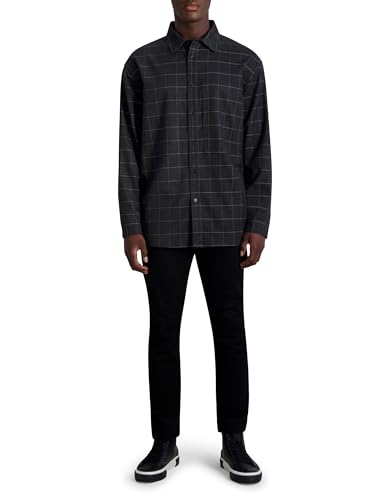 Chemise Karl Lagerfeld Homme à Carreaux Finie l'Allure Froissée