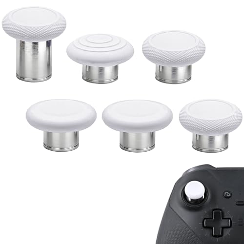6 in 1 Elite Series 2 Thumbsticks for Xbox Elite Series 2 Controller(White)