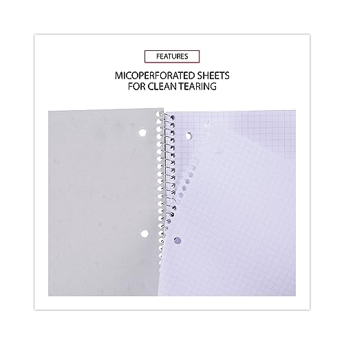 Cahier à spirale quadrillé Universel 66634 à ouverture à plat