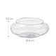 Relaxdays Teelichthalter schwimmend, 12er Set, Glas, Tischdeko Hochzeit, Pool & Teich, Schwimmteelichter, transparent