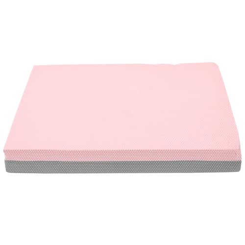 Abaodam Colchoneta de Equilibrio Gruesa Antideslizante para Entrenamiento Casa Cojín de Yoga Portátil para Mejorar Postura y Estabilidad Almohadilla de Pilates Fácil de Limpiar Gris y