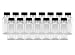 8-Ounce Plastic Juice Bottles (15-Pack); Great for Milk, Juice, Smoothies, Lunch Box & More