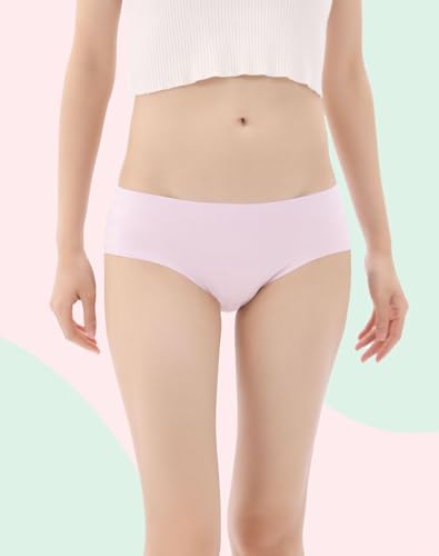 INNERSY Girls' Underwear Seamless Breathable No Show Lightweight Panties 6-Pack2