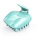 COOFUN Sonic Electric Scalp Massager Rechargeable Shampoo Brush Waterproof Portable Vibrating Massage for Hair Care,Cleaning& Hair Growth,Full Body Relax,Promote Circulation-Ideal Holiday Gift (Green)
