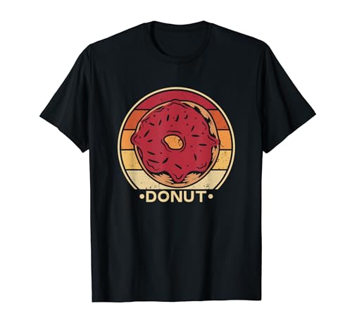 Donut esmaltado retro para amantes de la dona Camiseta