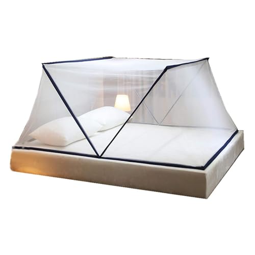 Image of Mosquito Net, Bed Mosquito Net, Collapsible Mosquito Net Tent, Outdoor Mosquito Net, Foldable Portable Outdoor Mosquito Net for Home and Travel, Easy to Install /B /160 * 190 * 80Cm