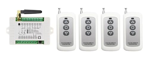 Télécommande inverseur de polarité 12V-36V pour automatisme de porte et vérin électrique