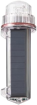 Waterproof Solar Fishing Beacon Lamp - Flashing Tricolor Signal Light for Buoys & Nets - Marine Torpedo Warning Lamp for Enhanced Visibility