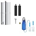 Waterdrop Gravity-fed Water Filter System and Water Filter Straw