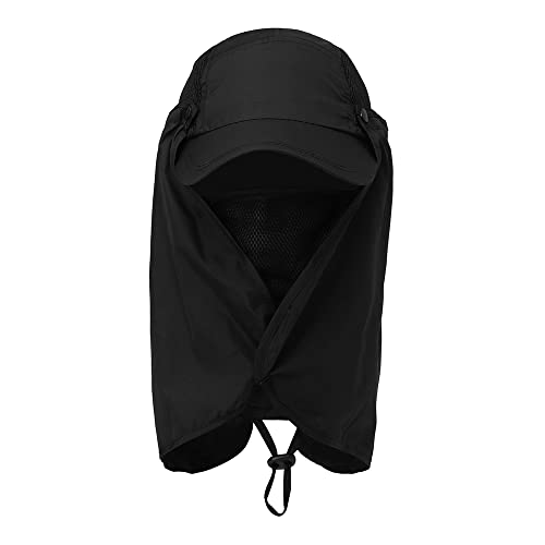Vicfone Chapéu de viseira de caminhada esportiva ao ar livre protetor UV capa de pescoço para pesca