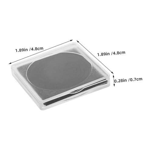 Organizador de monedas transparente portátil 25 piezas miniatura 2