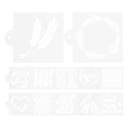 Totority 12����y�X�g���[�f�R���[�V�����X�e���V���Z�b�g PET�f�ސ� ���Z���p�r�g�p�\ �o�[�X�f�[�p�[�e�B�[�₨�j���ɍœK�ȃP�[�L�̃X�e���V���f�R���[�V����