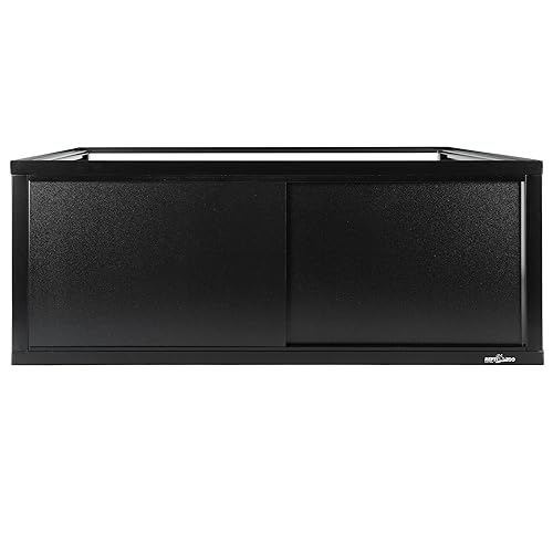 Image of REPTI ZOO Deluxe Terrarium Stacker with Front Sliding Doors, Reptile Tank Stacker Suitable for Stacking 30 inch W and 12 inch D Terrariums, 30 inch W X 12 inch D X 10.5 inch H