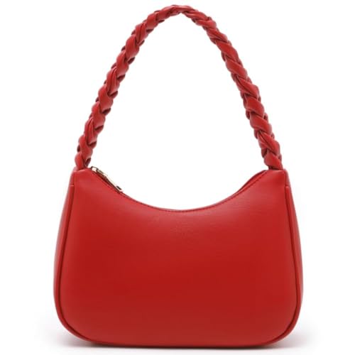 Image of CYHTWSDJ Shoulder Bags for Women, Cute Hobo Tote Handbag Mini Clutch Purse with Zipper Closure