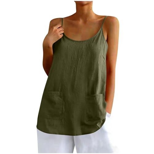 Haut femme sans manche masquant les rondeurs pour un été élégant