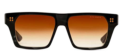 Dita VENZYN DT DTS720 A-01 Ink Swirl Plastic Square Sunglasses Brown Gradient Lens2