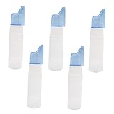 Generisch 5 Stück Leere Nasenspray Flasche Nachfüllbare Mini Sprühflaschen aus Tragbar Sicher und Leicht für Reisen Tasche und Alltag für Nasensprays und Flüssigkeiten