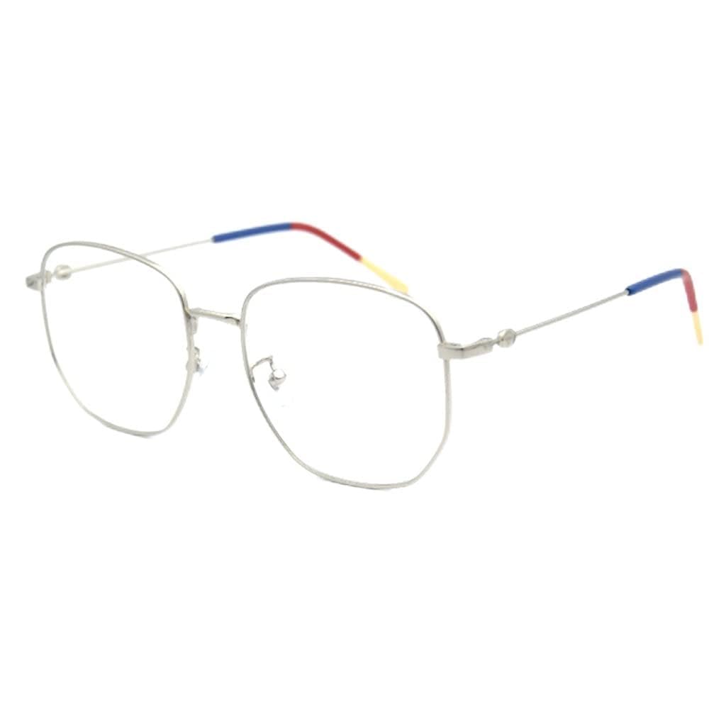 FREAZE +1.0 +1.5 +2.0 Groß Rahmen Sonnenbrille Metallrahmen Lesebrillen Multifokale Lesebrille Leicht Computer Brille Sehhilfe Für Damen Herren (Color : C, Size : 1.5)