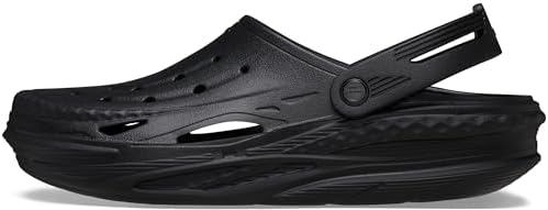 Crocs Tamanco unissex adulto off-grid, preto, 12 masculino/14