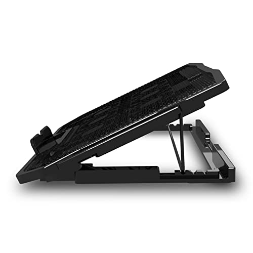 Base de enfriamiento para laptop con luz LED y doble USB miniatura 1