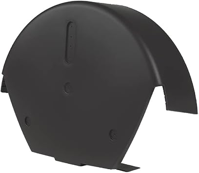 Timloc 99136 Black Dry Fix Verge System for Profiled Roof Tiles-Round Ridge Cap