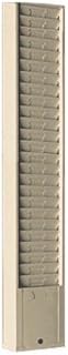 VICS Wall Time Card Rack, Metal, Anthem Model 159, 25 Slots-White