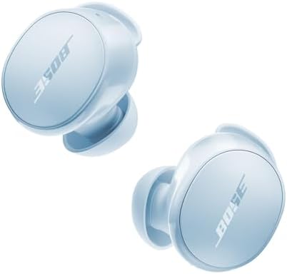 Bose QuietComfort Kabellose Noise-Cancelling-Earbuds, Lifestyle-Bluetooth-Earbuds für Sport und mehr mit aktivem Noise-Cancelling, bis zu 8,5 Stunden Akkulaufzeit, Eisblau - Limite