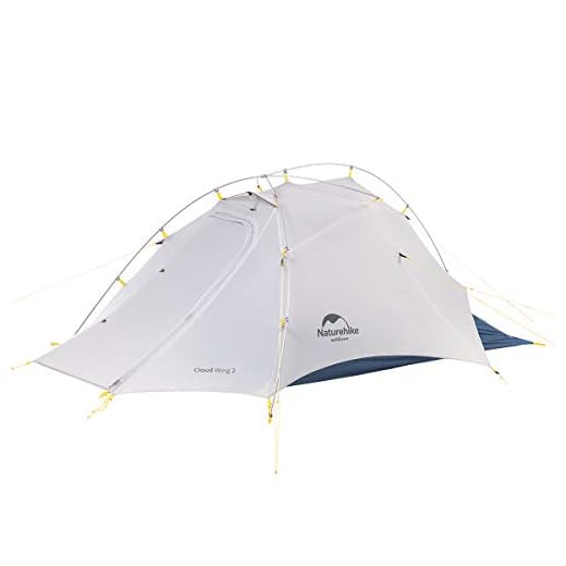 Naturehike CloudUP-Wings Ultralight Profesión Tienda para 2 Personas 3-4 Temporada Tienda para Acampar Senderismo (15D CloudUP-Wings)