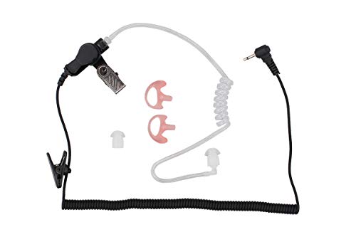 2.5mm Earpiece Headset W/Coiled Tube for Harris Police Radio XG25 XG75 P7300 Motorola