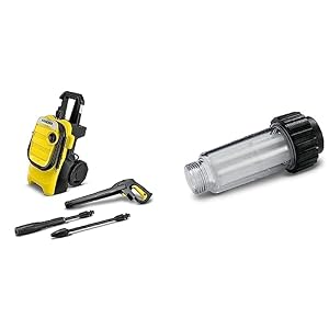 Kärcher Hochdruckreiniger K 4 Compact für gelegentliche Einsätze bei mittelstarkem Schmutz & Wasserfilter