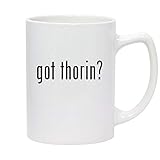 Molandra Products got thorin? - 14oz White Ceramic Statesman Coffee Mug