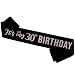 PYQWA It’s My 30th Birthday Sash,Thirty Years Old Sash Decor,Glitter 30th Birthday Gifts for Women,Happy 30th Birthday Party Decorations