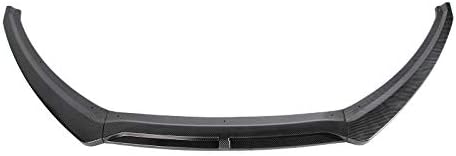 3pcs Front Bumper Body Kit Lip Compatible with 2012-2018 Ford Focus, Splitter Trim Protection Spoiler, Carbon Look ABS, Air Dam Chin Body Kit Splitter