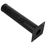 MAGICLULU Base Portaombrellone da Esterno in Ferro Spesso 10x10x30 Cm con Viti, Supporto R...