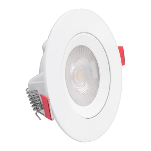 Kit 15 Spot Led Smd 7w Dicróica Direcionável Redondo (Branco Frio)