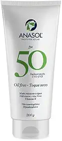 Protetor Solar Anasol Fps 50 Oil Free Toque Seco 200ml