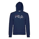 FILA FILA Herren Men Laban Hoody Kapuzenpullover, Black iris, S