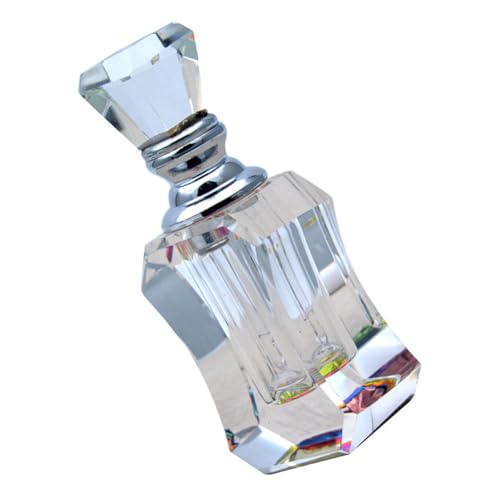 Cabilock 1ml Glass Dropper Bottle, Empty Essential Oil Dispenser, Refillable Aromatherapy Oil Container, Portable Perfume Bottle for Travel and Beauty Use Random Color