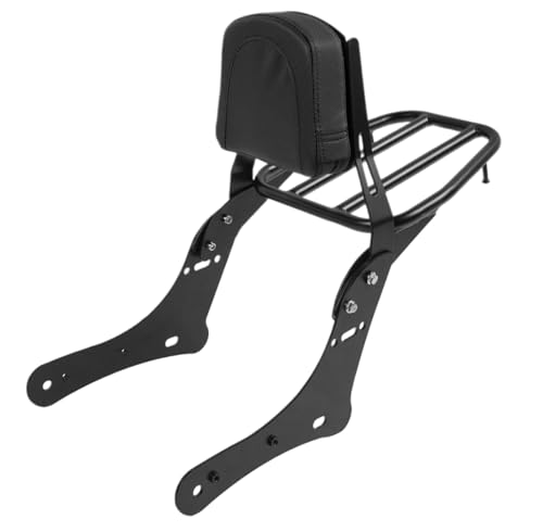 Support de bagages moto avec dossier de selle premium Vulcan S 650 noir
