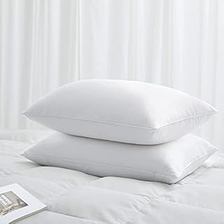 Imperial Rooms Pillows 2 Pack - Soft Hotel Quality Bed Pillows - Standard Size Hollowfiber Filled Bounce Back Support Pillow Hypoallergenic Luxury Pillows (50cm x 75cm)