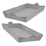 Ciieeo 2 Piezas Utensilios para hornear de silicona Plato de hornear molde para hornear pan sin gluten planchas de asar Pan artesanal mango diseño pan hornear tostadas gel de sílice