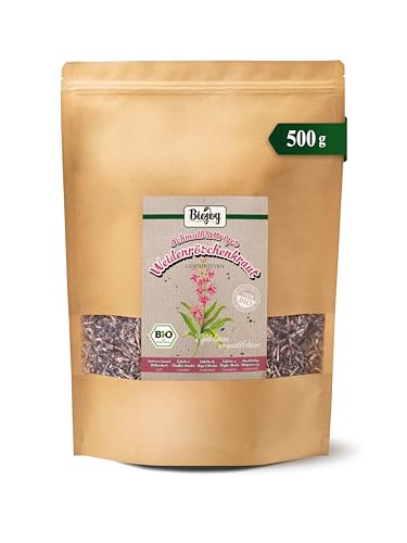 Biojoy Té de Epilobio Orgánico (500 g), Epilobio de hoja estrecha, seco y cortado (Epilobium angustifolium)