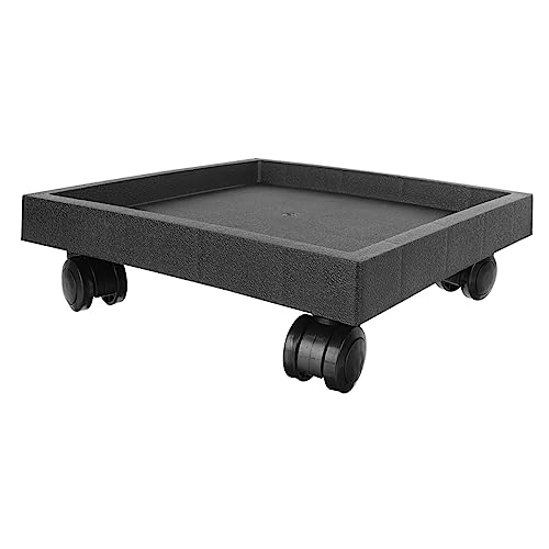 VICASKY Plant Pot Tray Square Flowerpot Tray Movable Base Plate Flower Pots Universal Wheels