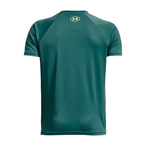 Image of Under Armour Boys' Tech Hybrid Printed Fill Short-Sleeve T-Shirt