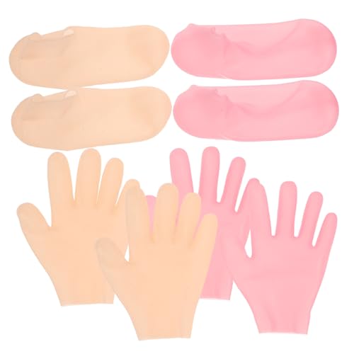 OUNONA 1 Set of Silicone Foot Socks Women Moisturizing Foot Masks for Dry Cracked Feet Hydrating Foot Care Socks Dry Hand Caring Gloves Reusable Foot Moisturizing Socks