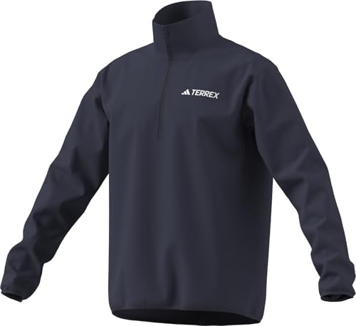 Image of adidas Men's Terrex Multi Essentials Half-zip Fleece Hiking Jacket