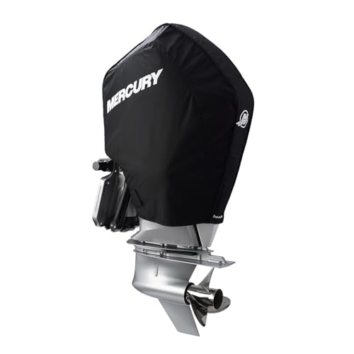Mercury Tow-N-Stow Outboard Cover for V8 200-300hp FourStroke Engines Black