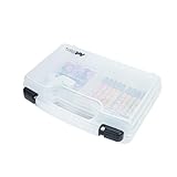 ArtBin 8014AB 14 Inch Quick View Carrying Case - 14 in. x 3.375 in. x 10.25 in., Lockable Art and Craft Supply Storage with Latches and Handles, Portable, Clear