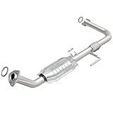 MagnaFlow Direct-Fit Catalytic Converter HM Grade Federal/EPA Compliant 24404 - Stainless Steel 2in Main Piping, 46.8in Overall Length, No O2 Sensor - Tundra Truck HM Replacement